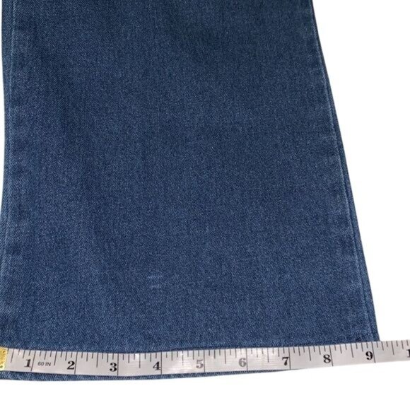 Kikit Womens Average Fit Elastic Waist Denim Jeans 100% Cotton Blue Size XL - Picture 11 of 14